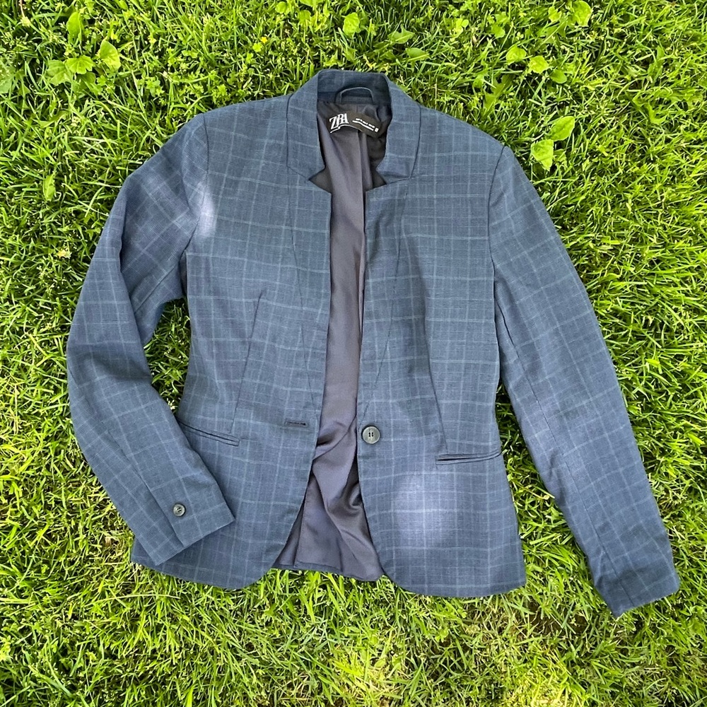 Zara Blue Blazer size 4